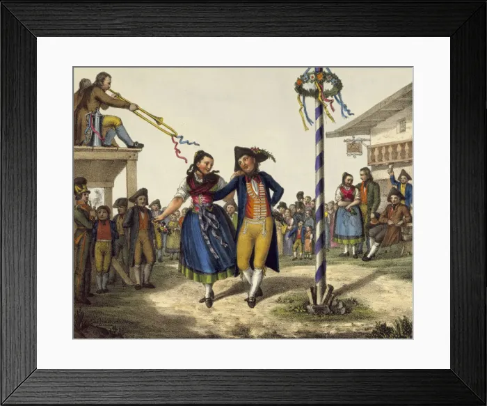 Framed Print : Popular festivities, mid 19th century Framed Print : Popular festivities, mid 19th century