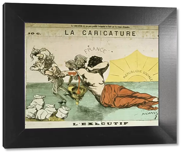 L Executif 1870-1871. Artist: Pilotell