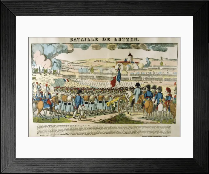Framed Print : Battle of Lutzen, 2 May 1813 Framed Print : Battle of Lutzen, 2 May 1813