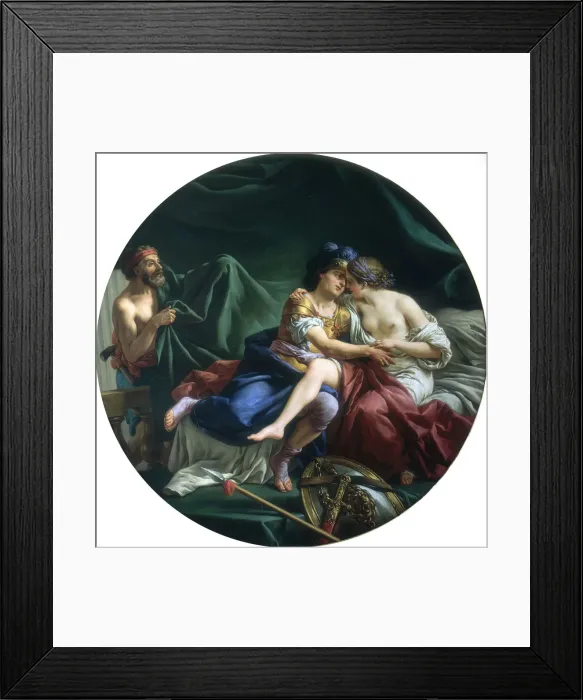 Framed Print : Mars and Venus discovered by Vulcan, 1768. Artist: Louis Jean Francois Lagrenee Framed Print : Mars and Venus discovered by Vulcan, 1768. Artist: Louis Jean Francois Lagrenee