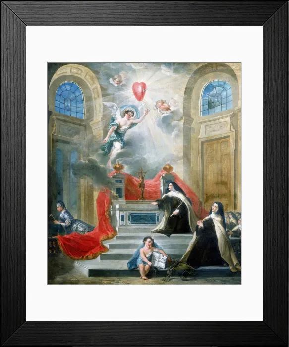 Framed Print : Chapel of the Carmelites, Paris, 1783 Framed Print : Chapel of the Carmelites, Paris, 1783