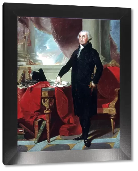 George Washington (1732-99), 1796. Artist: Gilbert Stuart