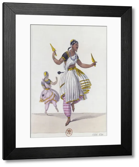 Framed Print : Les Bayaderes, 1838 Framed Print : Les Bayaderes, 1838