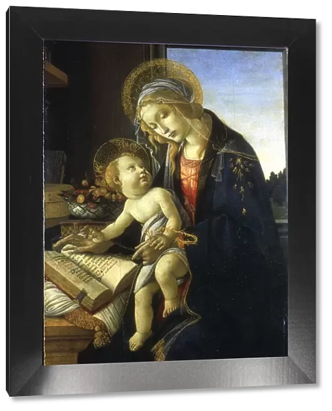 Madonna and Child ( Madonna of the Book ), 1483. Artist: Sandro Botticelli