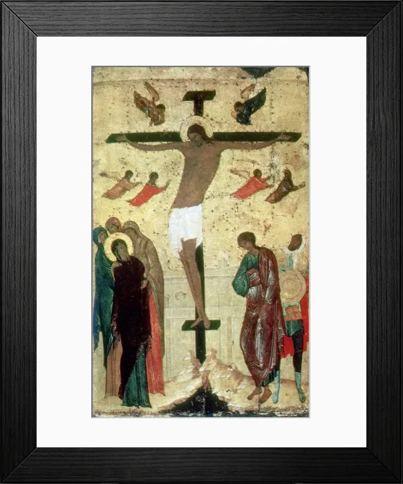 Framed Print : Crucifixion, 1500. Artist: Dionisy Framed Print : Crucifixion, 1500. Artist: Dionisy