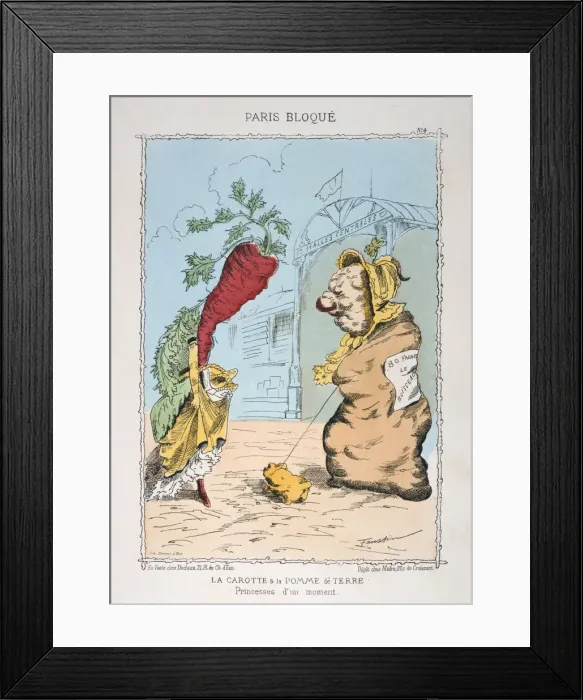 Framed Print : La Carotte et la Pomme de Terre, 1870-1871 Framed Print : La Carotte et la Pomme de Terre, 1870-1871