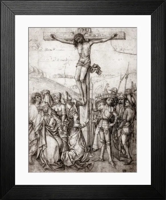 Framed Print : Christ on the Cross, c1480 Framed Print : Christ on the Cross, c1480