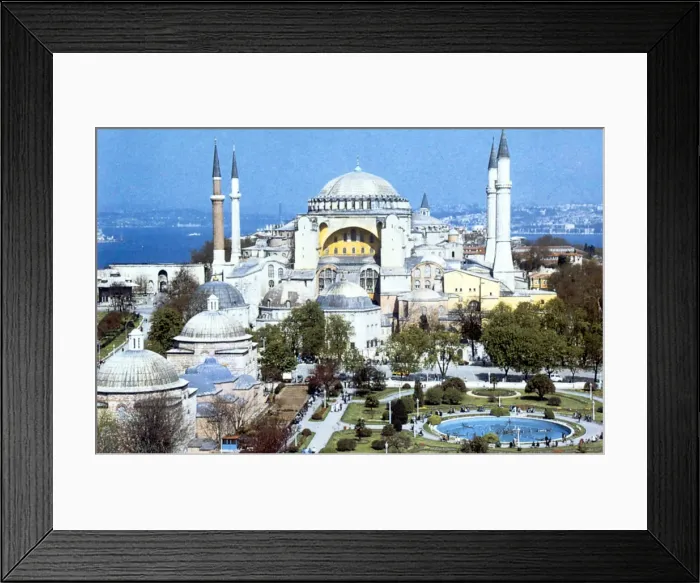 Framed Print : Hagia Sophia, Istanbul (Constantinople), Turkey, 1980s Framed Print : Hagia Sophia, Istanbul (Constantinople), Turkey, 1980s