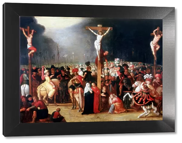 Christ on the Cross between the two Thieves, 17th century. Artist: Frans Francken II