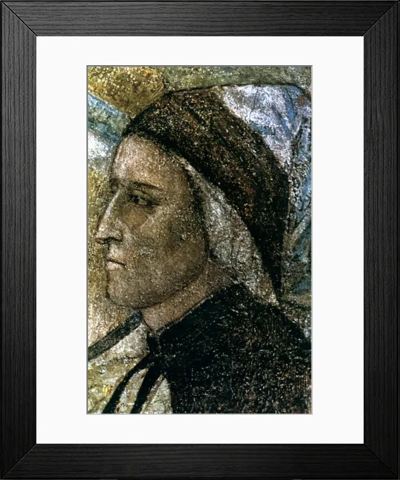 Framed Print : Portrait of Dante Alighieri, c1287-1337. Artist: Giotto Framed Print : Portrait of Dante Alighieri, c1287-1337. Artist: Giotto