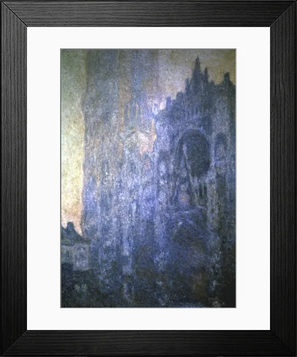 Framed Print : Rouen Cathedral, Early Morning, 1894. Artist: Claude Monet Framed Print : Rouen Cathedral, Early Morning, 1894. Artist: Claude Monet