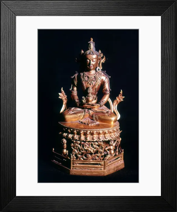 Framed Print : Amitabha Buddha, 18th century Framed Print : Amitabha Buddha, 18th century