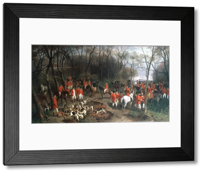 Framed Print : Elizabeth at the Hunt, late 19th century. Artist: Wilhelm Richter Framed Print : Elizabeth at the Hunt, late 19th century. Artist: Wilhelm Richter