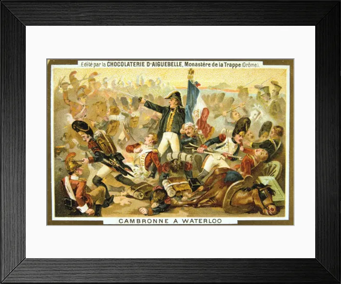Framed Print : Cambronne at the Battle of Waterloo, 18 June, 1815, (19th century) Framed Print : Cambronne at the Battle of Waterloo, 18 June, 1815, (19th century)