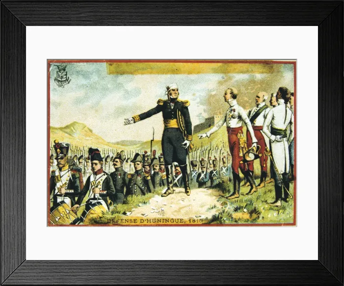 Framed Print : Defense of Huningue, 1815, (19th century) Framed Print : Defense of Huningue, 1815, (19th century)