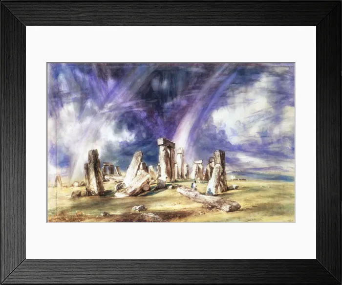 Framed Print : Stonehenge, c1835. Artist: John Constable Framed Print : Stonehenge, c1835. Artist: John Constable