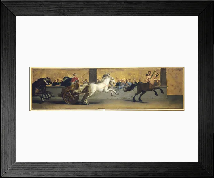 Framed Print : The Education of Achilles: Chariot Racing, mid-late 17th century. Artist: Jean-Baptiste de Champaigne Framed Print : The Education of Achilles: Chariot Racing, mid-late 17th century. Artist: Jean-Baptiste de Champaigne