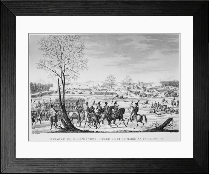 Framed Print : Battle of Hohenlinden, 3 December, 1800 Framed Print : Battle of Hohenlinden, 3 December, 1800