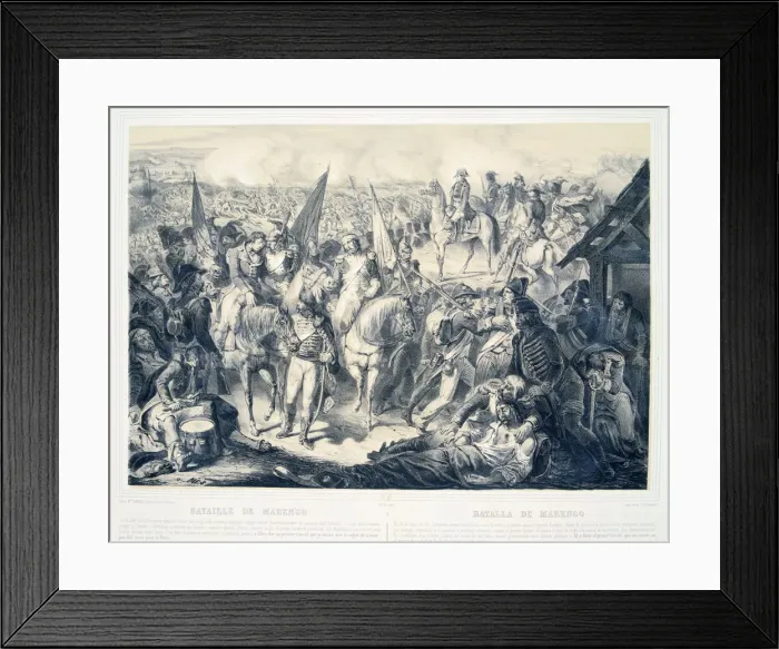 Framed Print : Battle of Marengo, 14 June, 1800 Framed Print : Battle of Marengo, 14 June, 1800