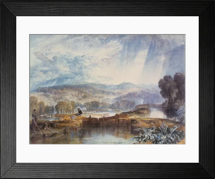Framed Print : More Park near Watford, 1823. Artist: JMW Turner Framed Print : More Park near Watford, 1823. Artist: JMW Turner