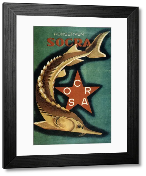 Framed Print : Publicity for a Russian commerce exhibition, 1930. Artist: Sergey Igumnov Framed Print : Publicity for a Russian commerce exhibition, 1930. Artist: Sergey Igumnov