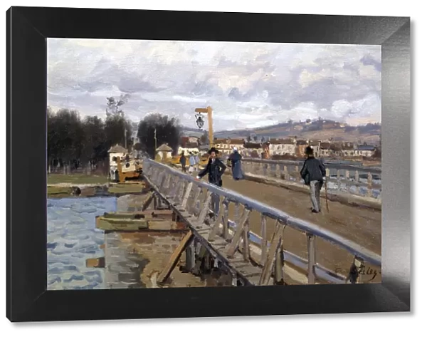 Foot Bridge at Argenteuil, 1872. Artist: Alfred Sisley