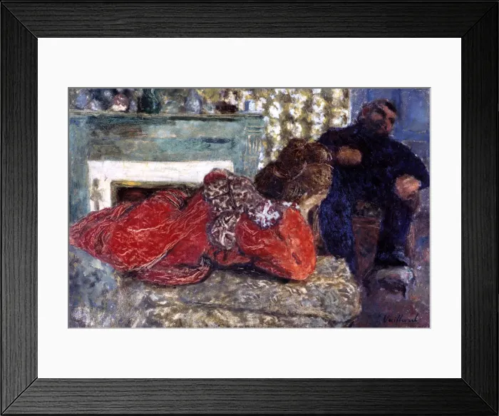 Framed Print : The Dressing Gown, 1897. Artist: Edouard Vuillard
