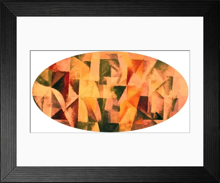 Framed Print : The Hat, 1912. Artist: Robert Delaunay