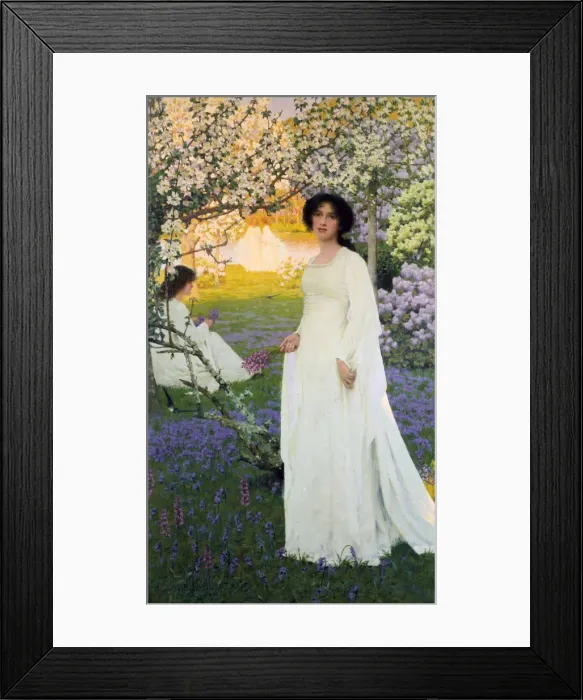 Framed Print : Spring, circa 1900s Artist: Arthur Herbert Framed Print : Spring, circa 1900s Artist: Arthur Herbert
