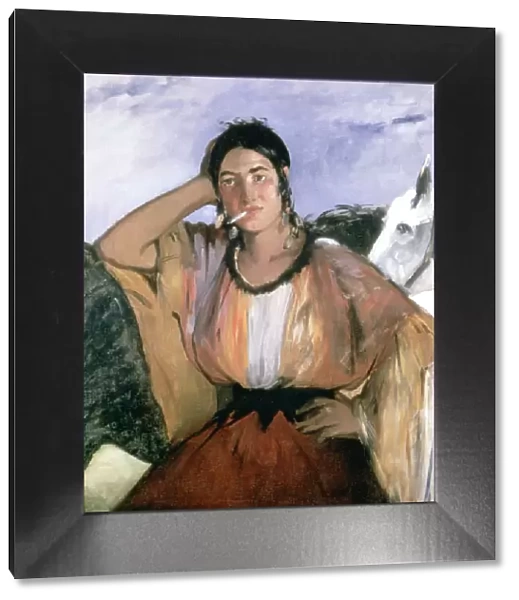 Gypsy with cigarette, 1862. Artist: Edouard Manet