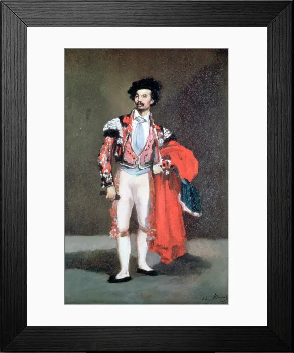 Framed Print : The Dancer, Mariano Camprubi, 1862. Artist: Edouard Manet Framed Print : The Dancer, Mariano Camprubi, 1862. Artist: Edouard Manet