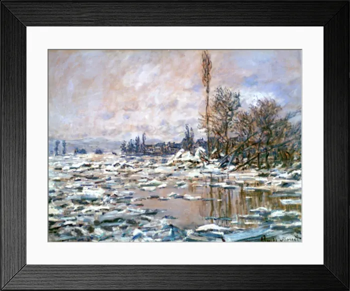 Framed Print : The Defrost, c early 20th Century. Artist: Claude Monet Framed Print : The Defrost, c early 20th Century. Artist: Claude Monet