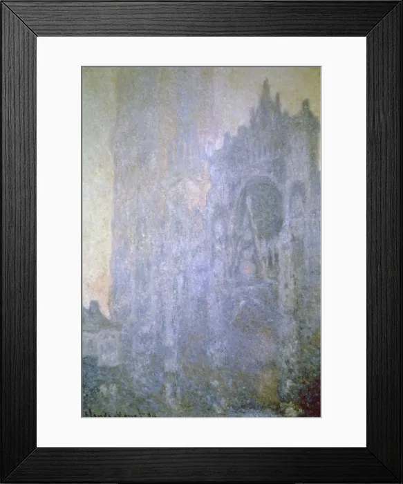 Framed Print : Rouen Cathedral, Early Morning Light, 1894. Artist: Claude Monet Framed Print : Rouen Cathedral, Early Morning Light, 1894. Artist: Claude Monet