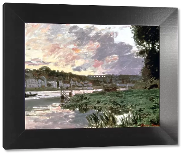 River Seine at Bougival, c1870. Artist: Claude Monet