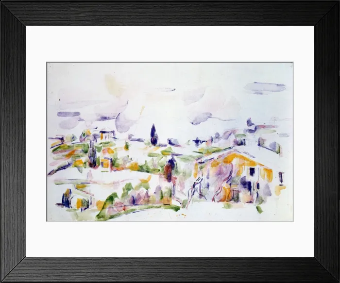 Framed Print : Passage through Provence, c1900-1906. Artist: Paul Cezanne Framed Print : Passage through Provence, c1900-1906. Artist: Paul Cezanne