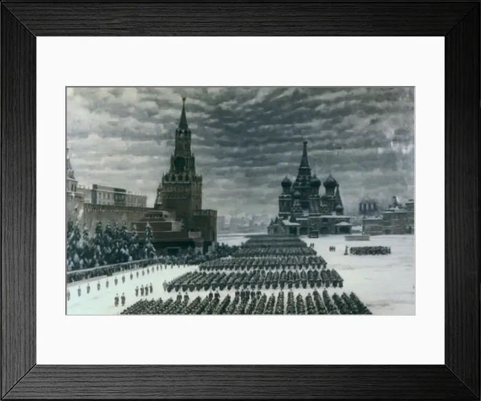 Framed Print : Parade in Red Square, December 1947, Moscow, Russia Framed Print : Parade in Red Square, December 1947, Moscow, Russia