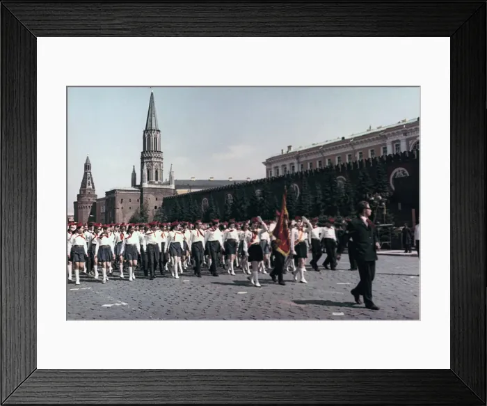 Framed Print : Parade of the Young Pioneers, Red Square, Moscow, 1972 Framed Print : Parade of the Young Pioneers, Red Square, Moscow, 1972