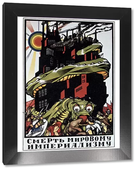 For the Death of World Imperialism, 1920. Artist: Dmitriy Stakhievich Moor