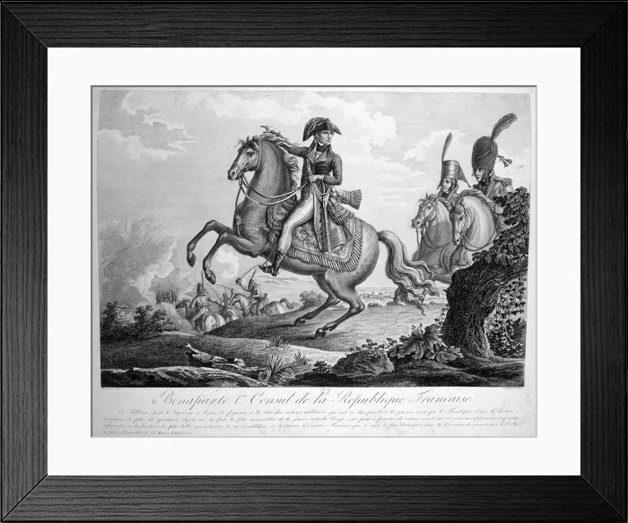 Framed Print : Bonaparte 1st Consul of the French Republic, 19th century Framed Print : Bonaparte 1st Consul of the French Republic, 19th century