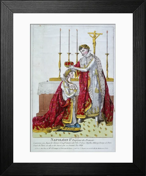 Framed Print : Coronation of the Empress Josephine, 2nd December 1804, 19th century Framed Print : Coronation of the Empress Josephine, 2nd December 1804, 19th century