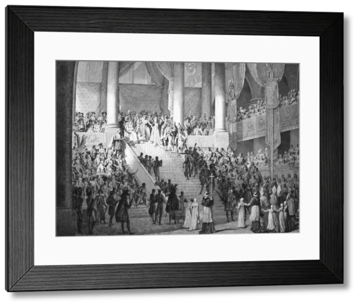Framed Print : Consecration of Napoleon and Coronation of Josephine by Pope Pius VII, 2nd December 1804 Framed Print : Consecration of Napoleon and Coronation of Josephine by Pope Pius VII, 2nd December 1804