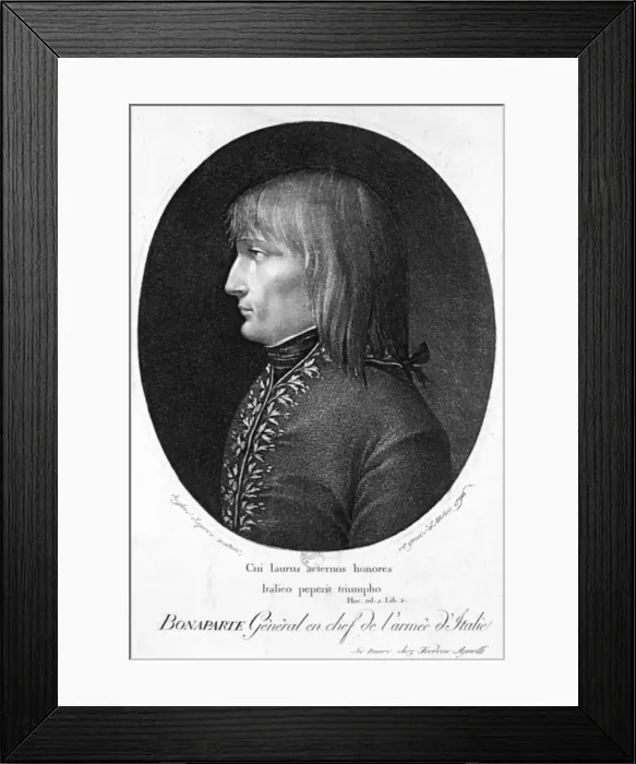 Framed Print : Napoleon Bonaparte, 19th century Framed Print : Napoleon Bonaparte, 19th century