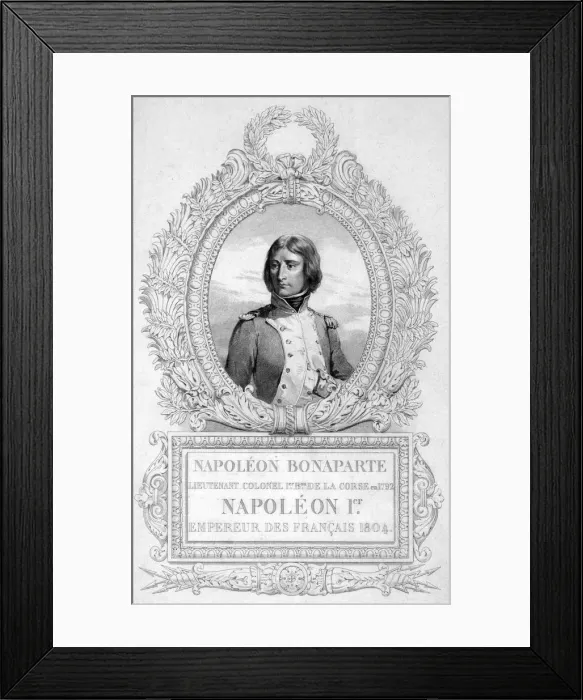 Framed Print : Napoleon 1st, 19th century Framed Print : Napoleon 1st, 19th century
