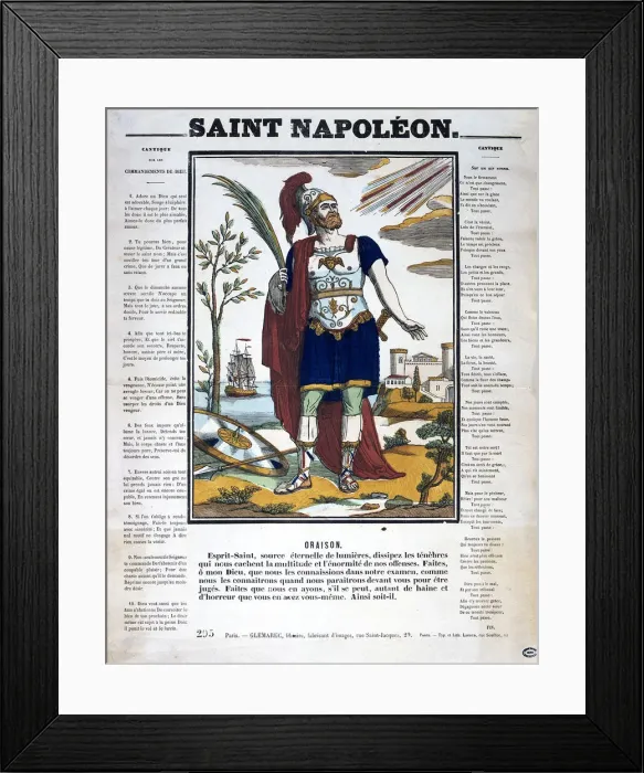 Framed Print : Saint Napoleon, 19th century Framed Print : Saint Napoleon, 19th century