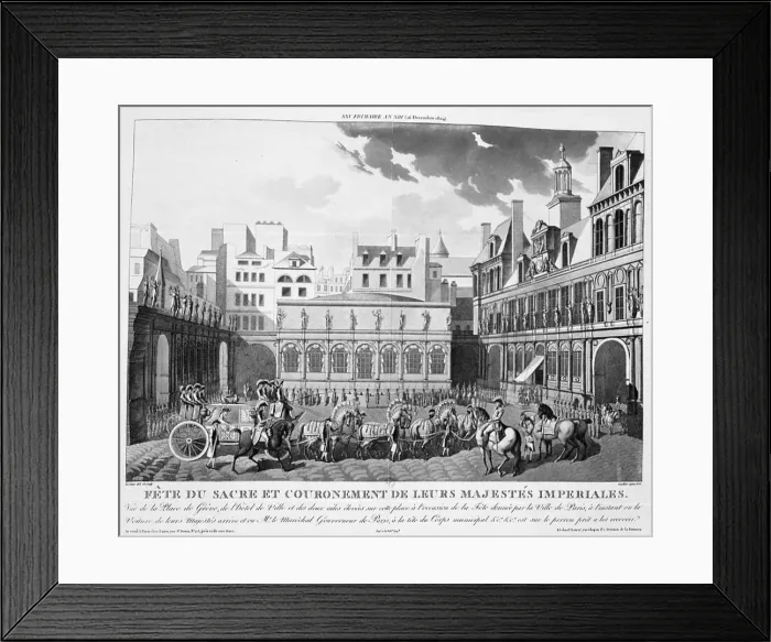 Framed Print : The Festivities of the Coronation, Paris, 2nd December 1804, 19th century Framed Print : The Festivities of the Coronation, Paris, 2nd December 1804, 19th century