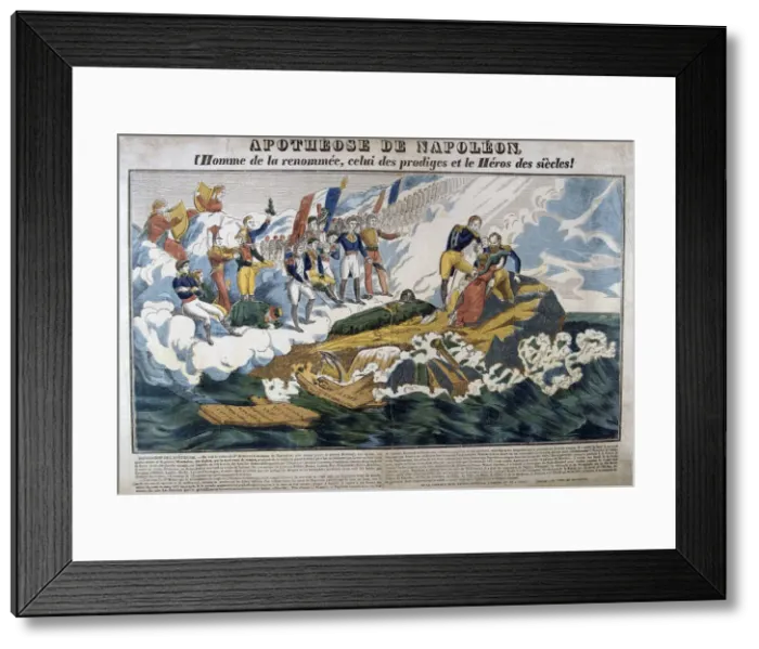 Framed Print : The Crowning Glory of Napoleon, 19th century Framed Print : The Crowning Glory of Napoleon, 19th century