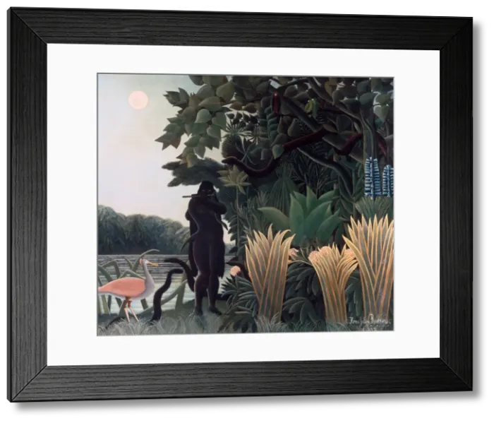 Framed Print : The Snake Charmer, 1907. Artist: Henri Rousseau Framed Print : The Snake Charmer, 1907. Artist: Henri Rousseau
