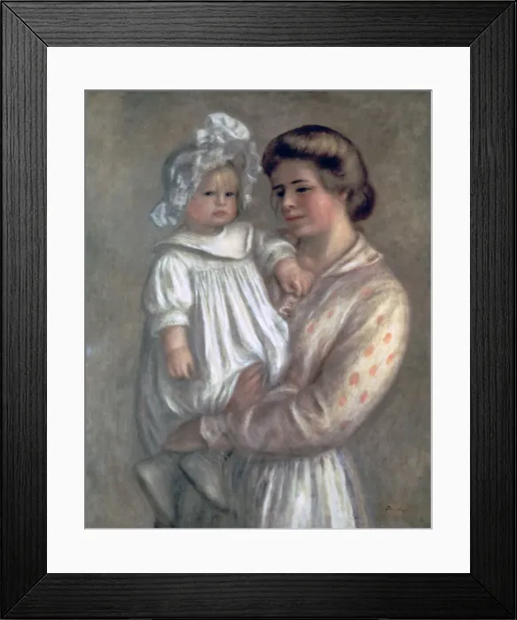 Framed Print : Claude and Renee, 1904. Artist: Pierre-Auguste Renoir Framed Print : Claude and Renee, 1904. Artist: Pierre-Auguste Renoir