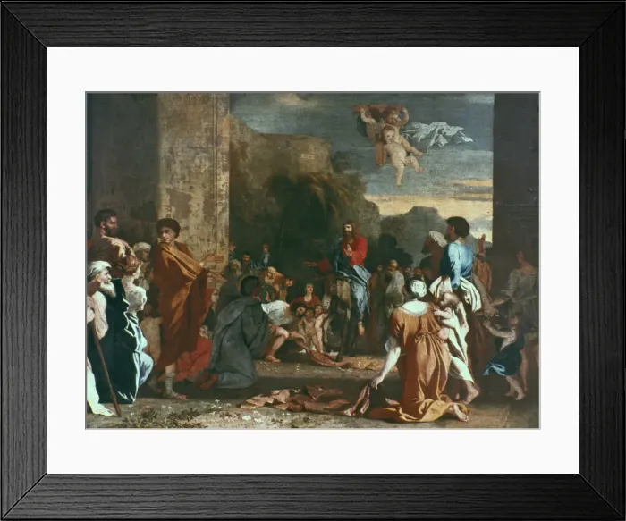Framed Print : Jesus enters Jerlusalem, c1630. Artist: Nicolas Poussin Framed Print : Jesus enters Jerlusalem, c1630. Artist: Nicolas Poussin