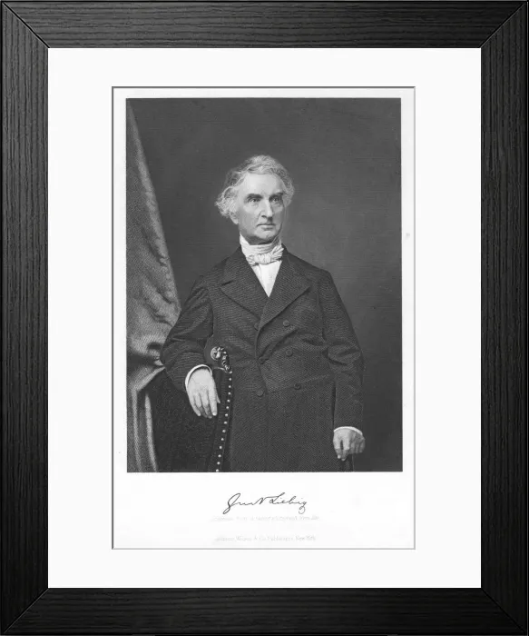 Framed Print : Justus von Liebig, 19th century German chemist Framed Print : Justus von Liebig, 19th century German chemist